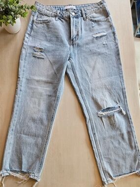 Vervet Light Wash Distressed Jeans